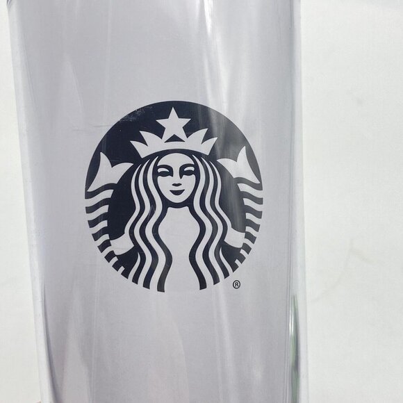 Starbucks Coffee Travel Tumbler Mug 16oz Flip‎ Top Lot of 2 Mermaid Spellout - Picture 2 of 14